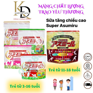 Sữa tăng trưởng chiều cao Asumiru - 180g