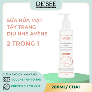 Sữa tẩy trang dịu nhẹ AVÈNE Gentle Milk Cleanser