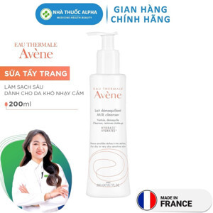 Sữa tẩy trang dịu nhẹ AVÈNE Gentle Milk Cleanser