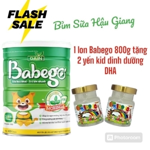 Sữa thảo dược trùm ngây Babego (0-12 tháng) - 800g