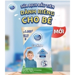 Sữa tiệt trùng Dutch Lady Cao Khoẻ bịch 180ml