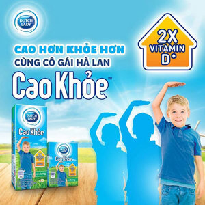 Sữa tiệt trùng Dutch Lady Cao khỏe lốc 4 hộp x 170ml