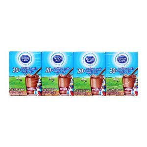 Sữa tiệt trùng Dutch Lady có đường lốc 4 hộp x 110ml