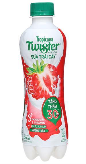 Sữa trái cây Twister hương dâu - 290ml