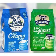 Sữa tươi dạng bột Devondale tách béo - hộp 1kg