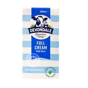 Sữa tươi Devondale Full Cream 200ml