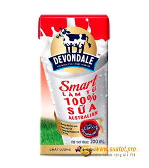 Sữa tươi Devondale ít béo - hộp 200ml (24 hộp /thùng)