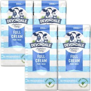 Sữa tươi Devondale nguyên kem 2L (6 hôp/thùng )