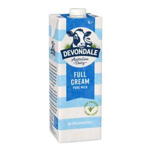 Sữa tươi Devondale nguyên kem - 1 lít (dành cho trẻ trên 2 tuổi)