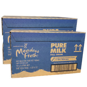 Sữa tươi Meadow Fresh nguyên kem 1L - 12 hộp/ thùng