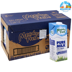 Sữa tươi Meadow Fresh nguyên kem 1L - 12 hộp/ thùng