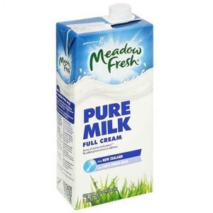 Sữa tươi Meadow Fresh nguyên kem 1L - 12 hộp/ thùng