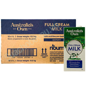 Sữa tươi nguyên kem Australia's Own Milk - Hộp 1 Lít