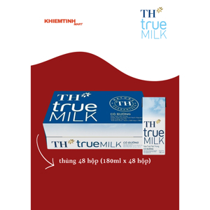 Sữa tươi TH True Milk có đường 180ml x 48 hộp