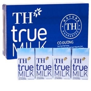 Sữa tươi TH True Milk có đường 180ml x 48 hộp