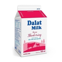 Sữa tươi thanh trùng Dalat milk dâu - 180ml