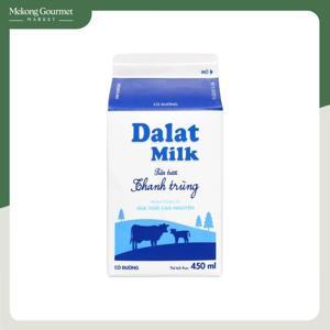 Sữa tươi thanh trùng Dalat milk có đường - 450ml