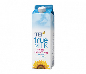 Sữa tươi thanh trùng ít đường TH true Milk 950ml