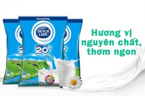 Sữa tươi tiệt trùng Cô gái Hà lan không đường 220ml - thùng 48 bịch