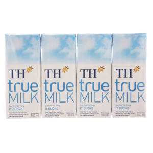 Sữa tươi tiệt trùng ít đường TH True Milk 180ml