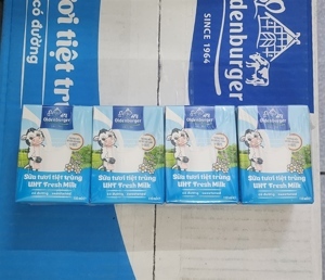 Sữa tươi tiệt trùng Oldenburger - 200ml, lốc/ 4 hộp