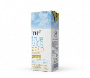 Sữa tươi tiệt trùng vị tự nhiên TH true Milk Gold 4x180 ml