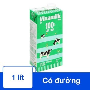 Sữa tươi tiệt trùng Vinamilk có đường 1L