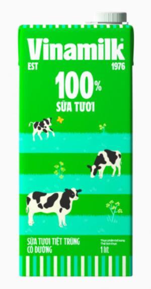 Sữa tươi tiệt trùng Vinamilk có đường 1L