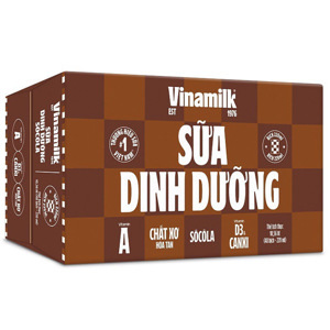 Sữa tươi Vinamilk hương Socola 220ml - thùng 48 bịch