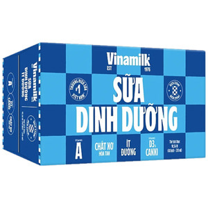 Sữa tươi Vinamilk ít đường 220ml - thùng 48 bịch