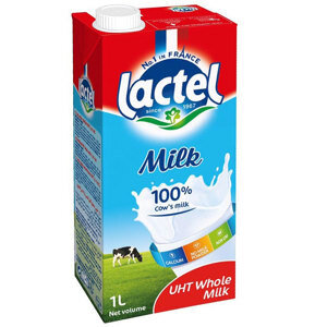 Sữa UHT Lactel nguyên kem hộp giấy thùng 12 hộp 1L