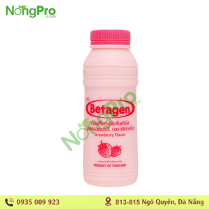 Sữa uống lên men hương dâu Betagen chai 300ml