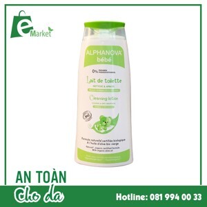 Sữa vệ sinh đa năng hữu cơ cho bé Alphanova 200ml