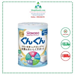 Sữa bột Wakodo Gungun số 9 - hộp 850g (dành cho trẻ từ 1 - 3 tuổi)