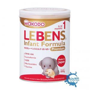 Sữa bột Wakodo Lebens 1 - hộp 850g (dành cho trẻ từ 0-12 tháng tuổi)