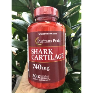 Sụn vi cá mập Shark Cartilage Mỹ 740mg, hộp 200 viên