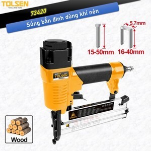 Súng bắn đinh hơi 2 trong 1 công nghiệp Tolsen 73420