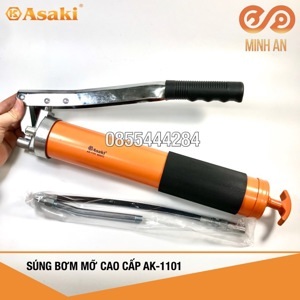 Súng bơm mỡ 2 xy lanh cao cấp Asaki AK-1101