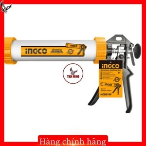 Súng bơm silicon ống nhôm Ingco HCG0115