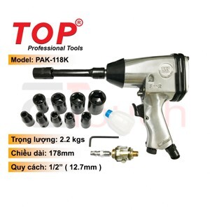 Súng hơi xiết bu lông Top PAK-118K