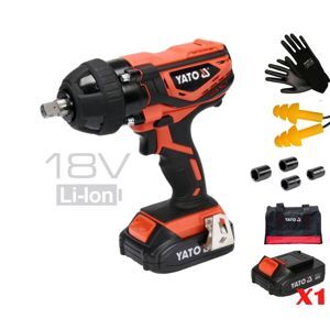 Súng mở bu lông pin 18V kèm 4 khẩu YT-82804