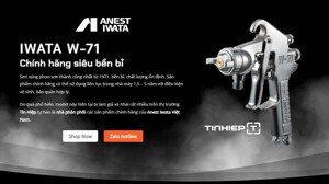 Súng phun sơn Anest Iwata W-71-21G