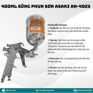 Súng phun sơn Asaki AK-4023