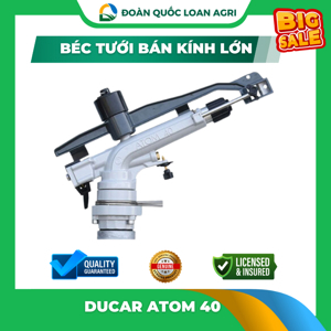 Súng tưới bán kính lớn Ducar Atom 40