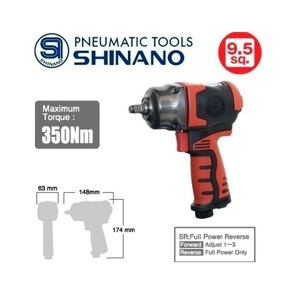 Súng vặn bu lông 3/8" Shinano SI-1605SR