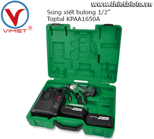 Súng xiết bu lông 1/2" bằng pin Toptul KPAA1650A