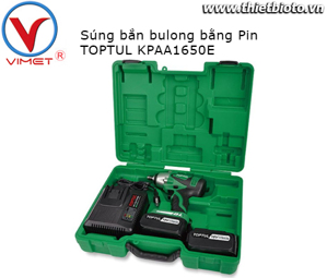 Súng xiết bu lông bằng pin Toptul KPAA1650E