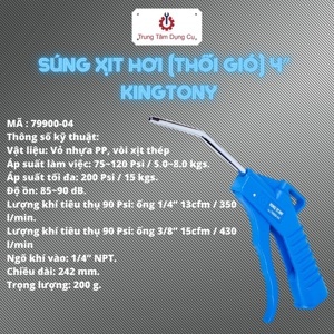 Súng xịt cầm tay dùng khí nén Kingtony 79900-04