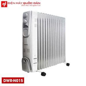 Máy sưởi dầu Daewoo DWRN015 (DWR-N015) - 15 thanh sưởi