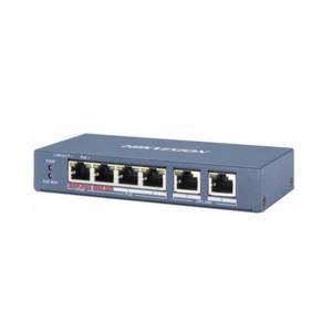 Switch cấp nguồn PoE 4 Port Hikvision DS-3E0106P-E/M